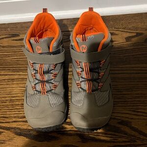Merrell Kids Gray and Orange Boots